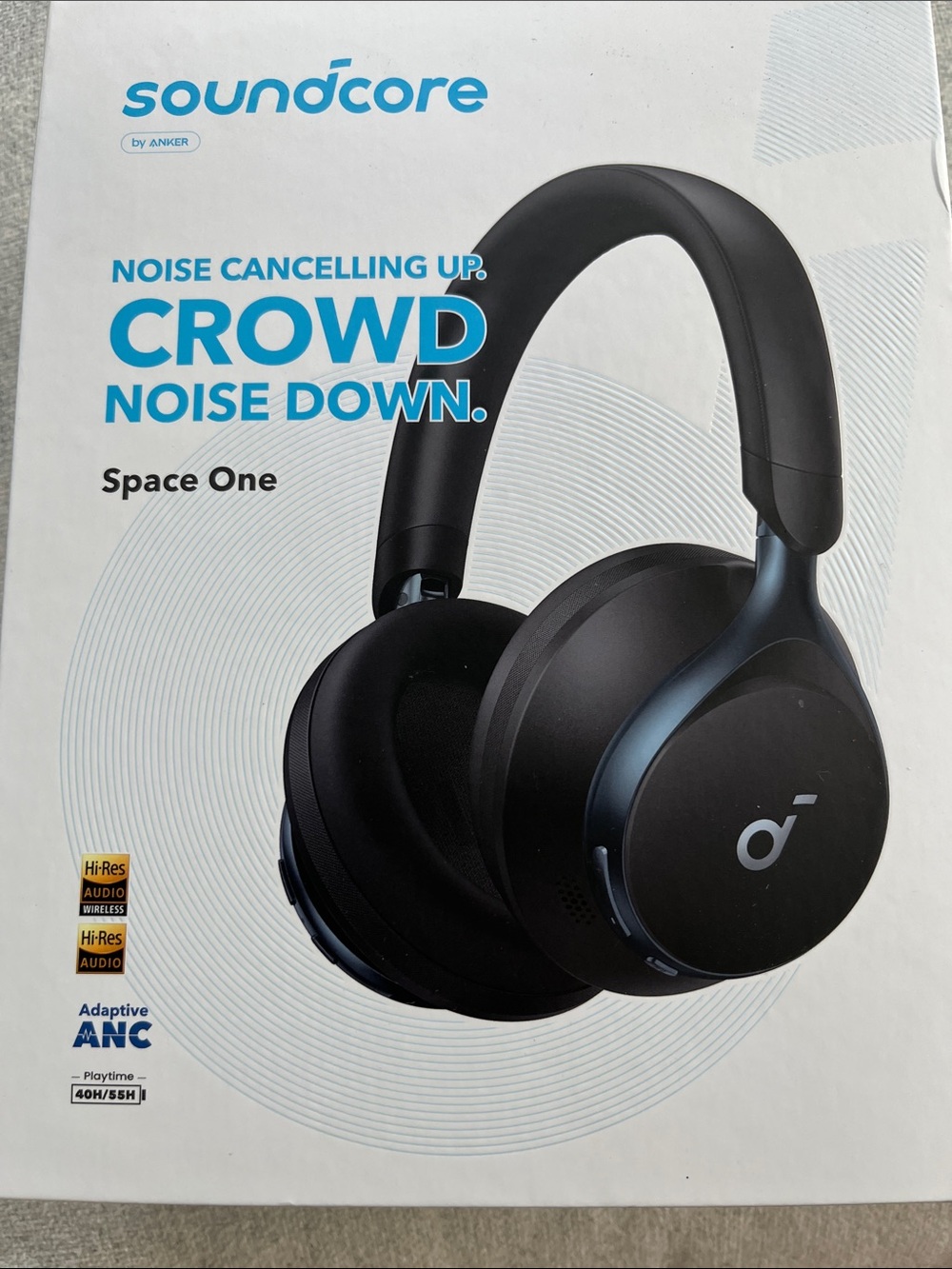 Soundcore Space One noise cancelling headphones- NWT unopened box